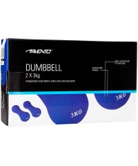 Гантели для фитнеса Avento Schreuders Dumbbell 2 x 3 Kg Blue