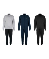 Спортивный костюм мужской Armany EA7 Tracksuit Black-Blue-Grey