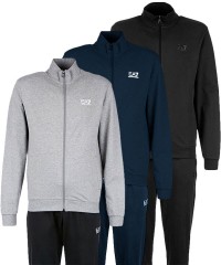 Спортивный костюм мужской Armany EA7 Tracksuit Black-Blue-Grey