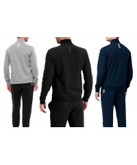 Спортивный костюм мужской Armany EA7 Tracksuit Black-Blue-Grey