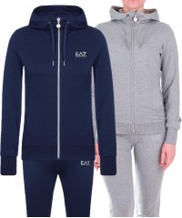 Спортивный костюм женский Armany EA7 Tracksuit Blue Grey