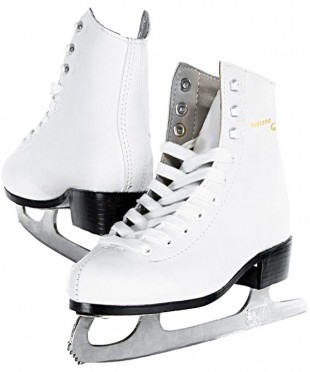 Фигурные коньки Graf Montana White-9Black Nickel Blades 25-35 в Алматы