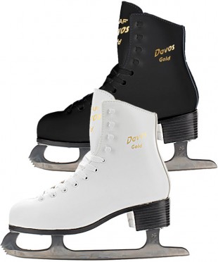 Фигурные коньки Graf Davos Gold Black White (36-42) в Алматы