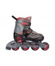 Роликовые коньки Nijdam Inline Skates Junior Adjustable Semisoft Boot Thunder в Алматы