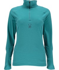 Толстовка флисовая Spyder W T-Neck Shimmer Baltic