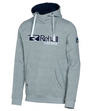 Флисовая кофта с капюшоном мужская Rehall Ezzy-R Sweat-Hooded Grey в Алматы