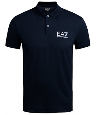 Спортивная футболка Armany EA7 Polo Shirt Men Night Blue в Алматы