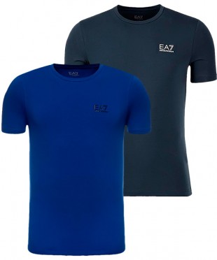 Спортивная футболка Armany EA7 T-Shirt Men Blue-Surf в Алматы