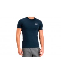 Спортивная футболка Armany EA7 T-Shirt Men Blue-Surf