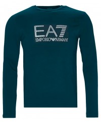 Футболка мужская Armany EA7 T-Shirt Jersey Black Blue