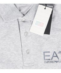 Футболка мужская Armany EA7 Jersey Polo Shirt Grey