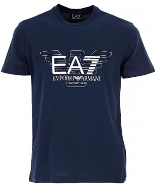 Футболка мужская Armany EA7 Jersey T-Shirt Blue в Алматы