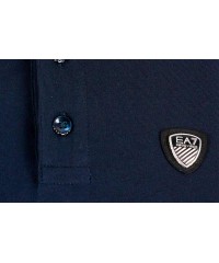 Футболка мужская Armany EA7 Jersey Polo Shirt Blue