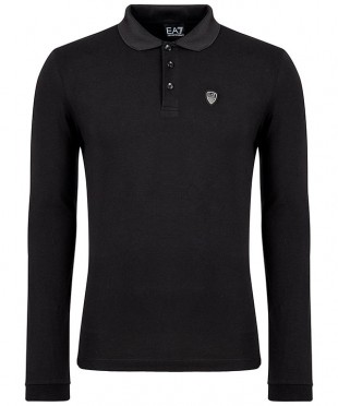 Спортивная футболка Armany EA7 Polo Shirt Men Black в Алматы