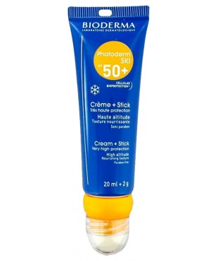 Солнцезащитный крем Bioderma SPF 50 Photoderm Ski Crem+Stick в Алматы