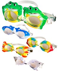 Очки для плавания детские Fashy Swim Goggles Animals Motivs