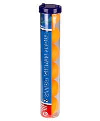 Мячи для настольного тенниса Schreuders Table Tennis Balls in Tube 6 Pieces Orange