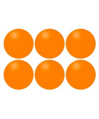 Мячи для настольного тенниса Schreuders Table Tennis Balls in Tube 6 Pieces Orange