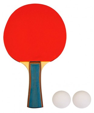 Ракетки для настольного тенниса Schreuders Table Tennis Bat • 1 Star • With 2 Balls