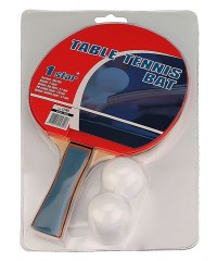 Ракетки для настольного тенниса Schreuders Table Tennis Bat • 1 Star • With 2 Balls