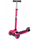 Самокат Nijdam 3-Wheel Scooter Tri-surfer Maxi RAZ Fluorescent Pink-Anthracite-Black