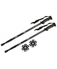 Палки треккинговые Schreuders Hiking Cane Adjustable Anti Shock Pair