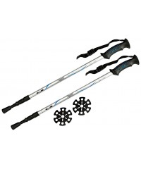 Палки треккинговые Schreuders Hiking Cane Adjustable Anti Shock Pair