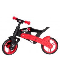 Беговел детский Nijdam Balance Bike Adjustable N Rider Black-Red ZWR