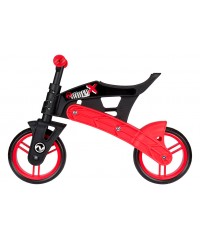 Беговел детский Nijdam Balance Bike Adjustable N Rider Black-Red ZWR