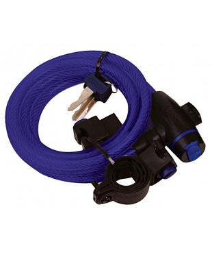 Велосипедный замок Oxford Blue Cable Lock - 1.8m x 12mm